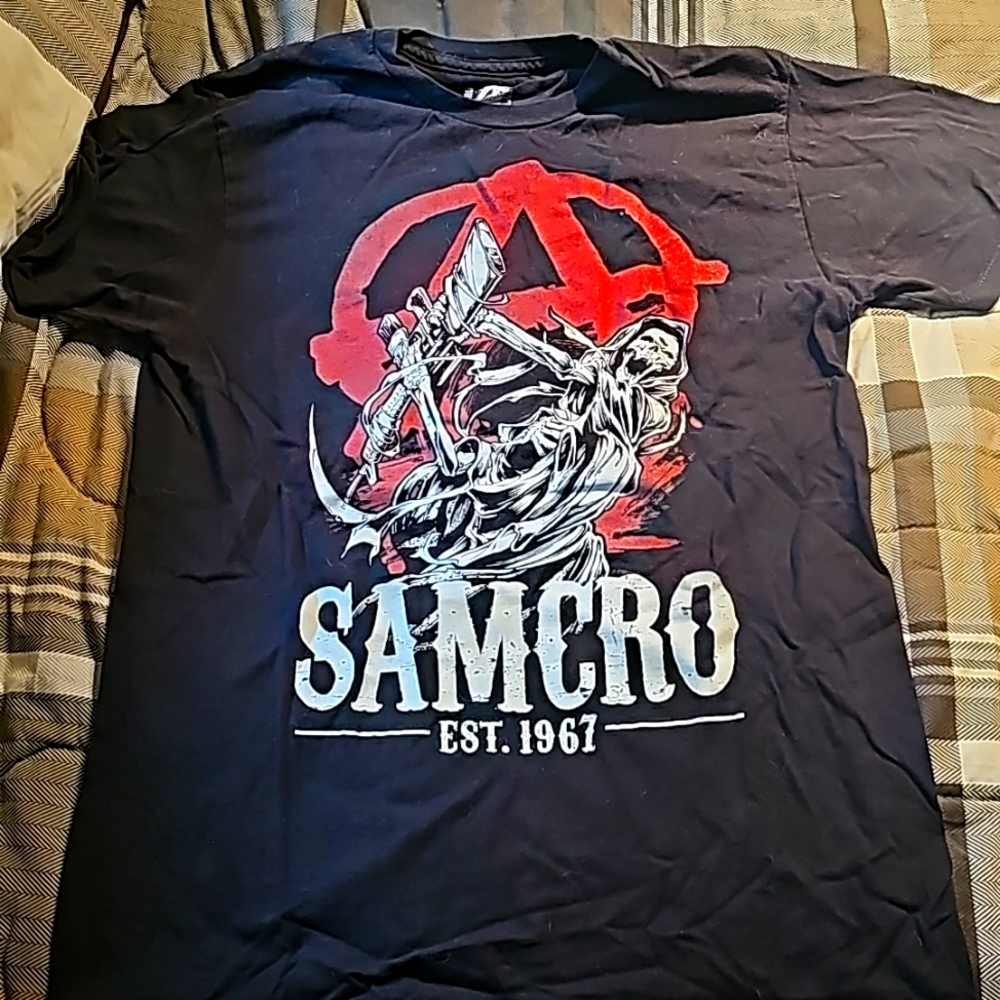 Samcro mens shirt Y2K